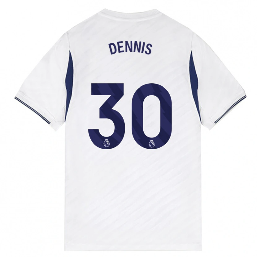 Danxen Dětské Araya Dennis #30 Bílá Červená Fialová Domů Hráčské Dresy 2026/27 Dres