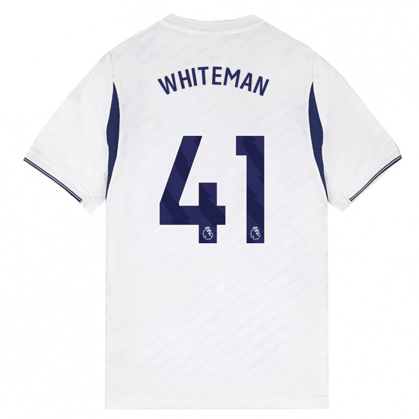 Danxen Dětské Alfie Whiteman #41 Bílá Červená Fialová Domů Hráčské Dresy 2026/27 Dres