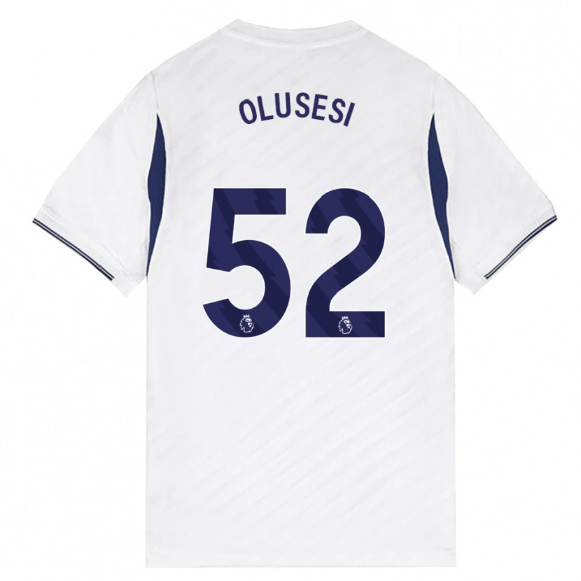 Danxen Dětské Callum Olusesi #52 Bílá Červená Fialová Domů Hráčské Dresy 2026/27 Dres
