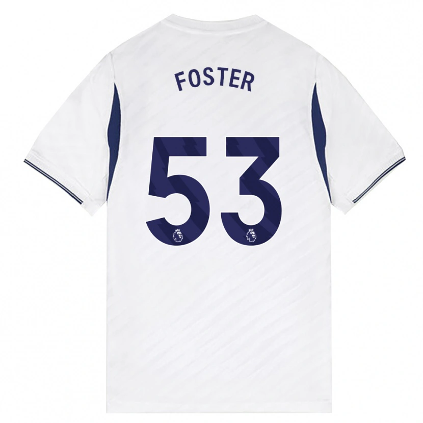 Danxen Dětské Brooklyn Lyons Foster #53 Bílá Červená Fialová Domů Hráčské Dresy 2026/27 Dres
