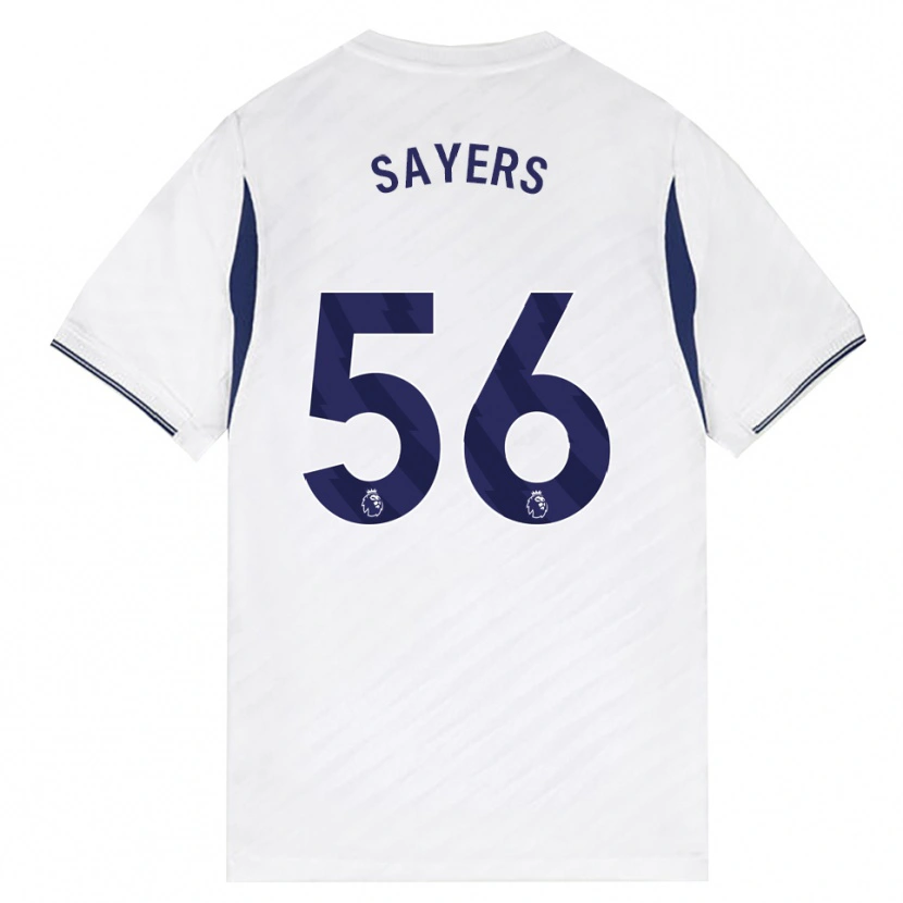Danxen Dětské Charlie Sayers #56 Bílá Červená Fialová Domů Hráčské Dresy 2026/27 Dres