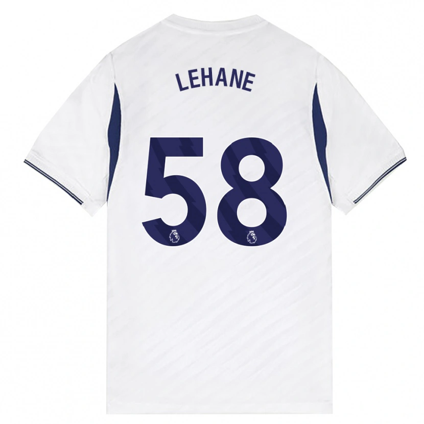 Danxen Dětské Ellis Lehane #58 Bílá Červená Fialová Domů Hráčské Dresy 2026/27 Dres
