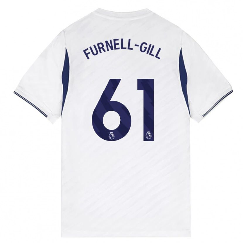 Danxen Dětské Luca Furnell-Gill #61 Bílá Červená Fialová Domů Hráčské Dresy 2026/27 Dres