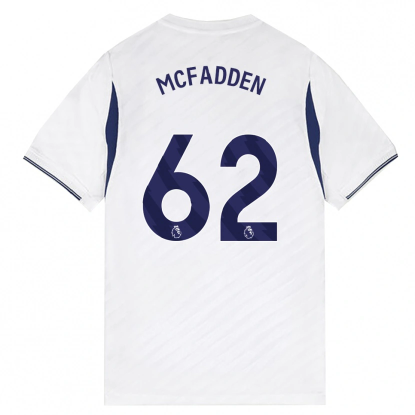 Danxen Dětské Max Mcfadden #62 Bílá Červená Fialová Domů Hráčské Dresy 2026/27 Dres
