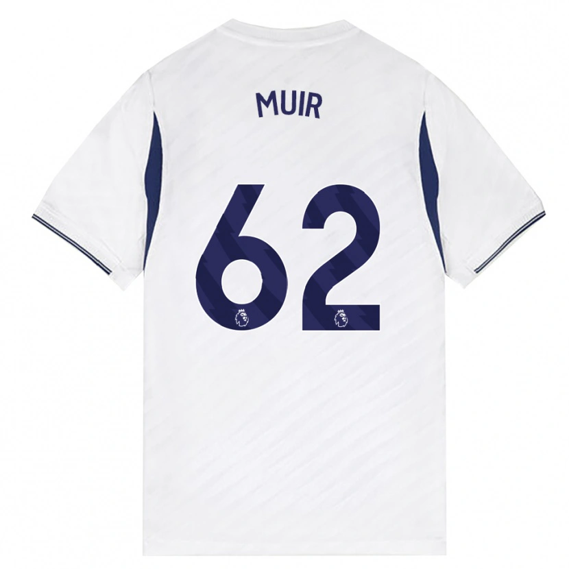Danxen Dětské Marqes Muir #62 Bílá Červená Fialová Domů Hráčské Dresy 2026/27 Dres