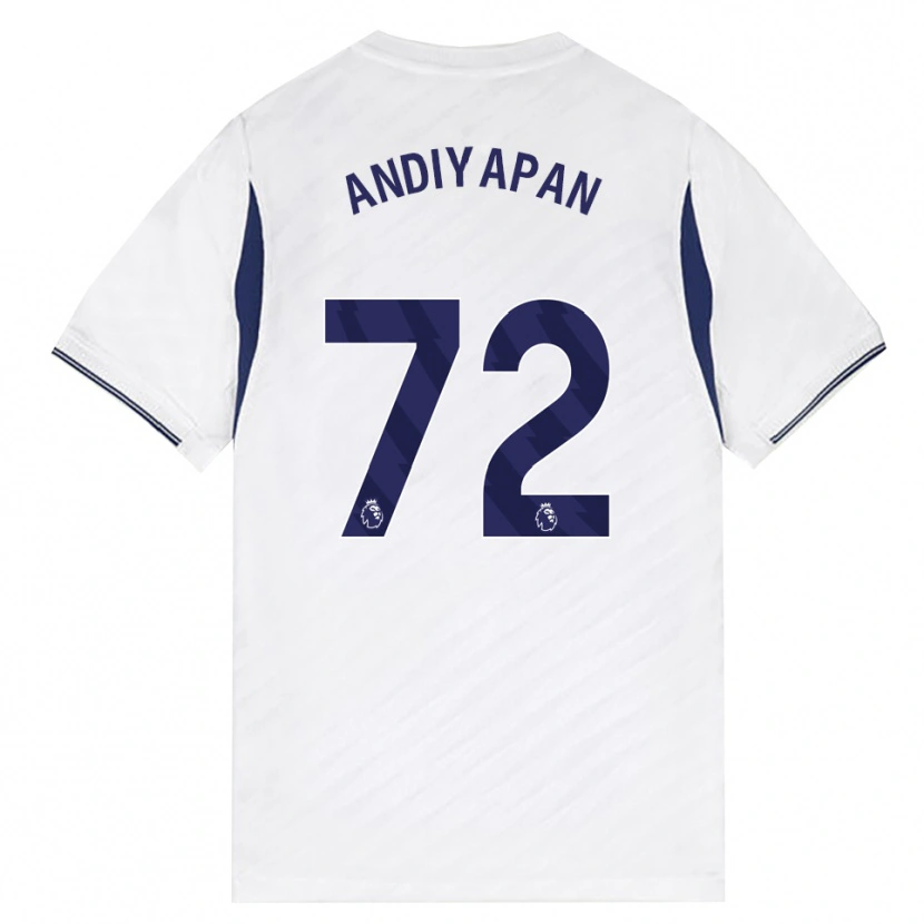 Danxen Dětské William Andiyapan #72 Bílá Červená Fialová Domů Hráčské Dresy 2026/27 Dres