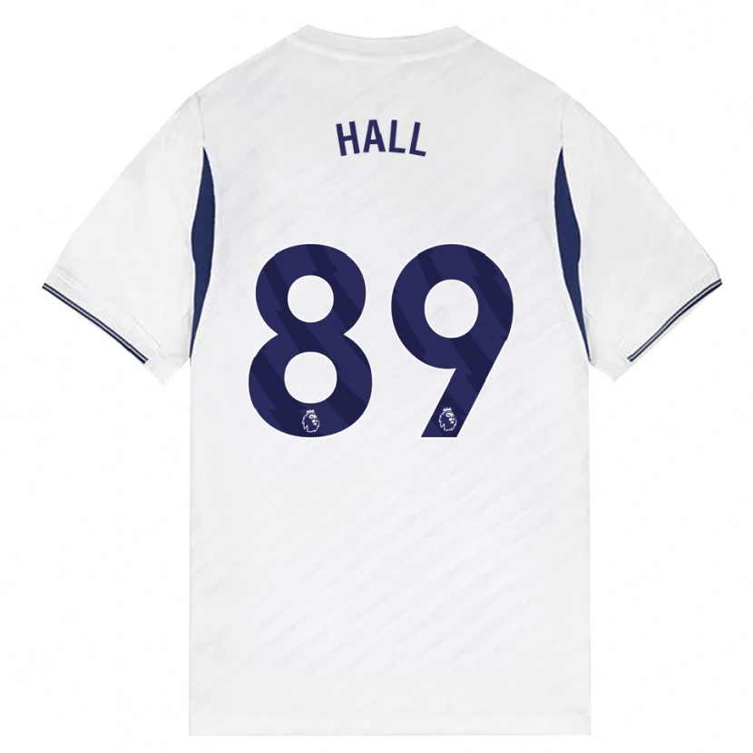 Danxen Dětské Tye Hall #89 Bílá Červená Fialová Domů Hráčské Dresy 2026/27 Dres