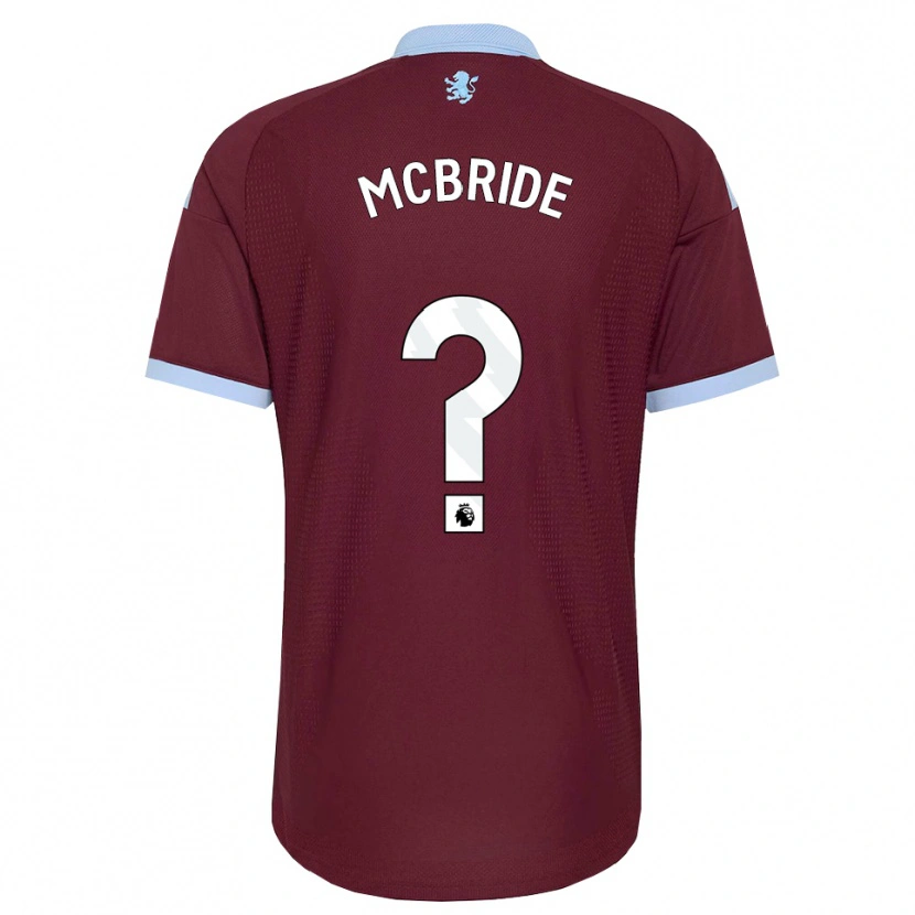 Danxen Dětské Caolan Mcbride #0 Modrá Chodníčková Vínově Červená Domů Hráčské Dresy 2026/27 Dres