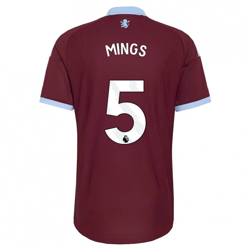 Danxen Dětské Tyrone Mings #5 Modrá Chodníčková Vínově Červená Domů Hráčské Dresy 2026/27 Dres