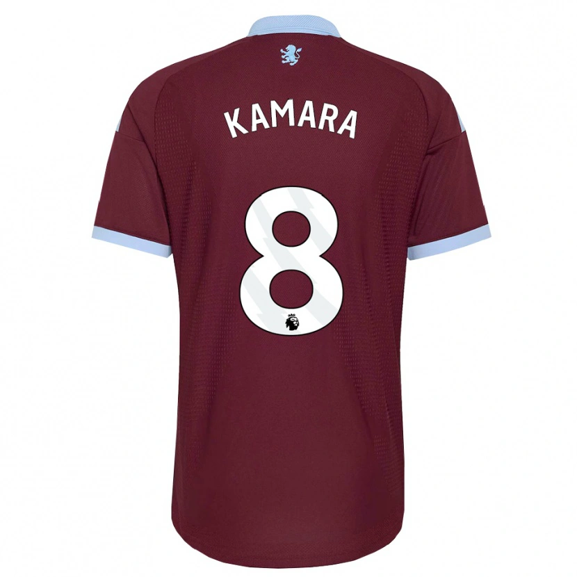 Danxen Dětské Boubacar Kamara #8 Modrá Chodníčková Vínově Červená Domů Hráčské Dresy 2026/27 Dres