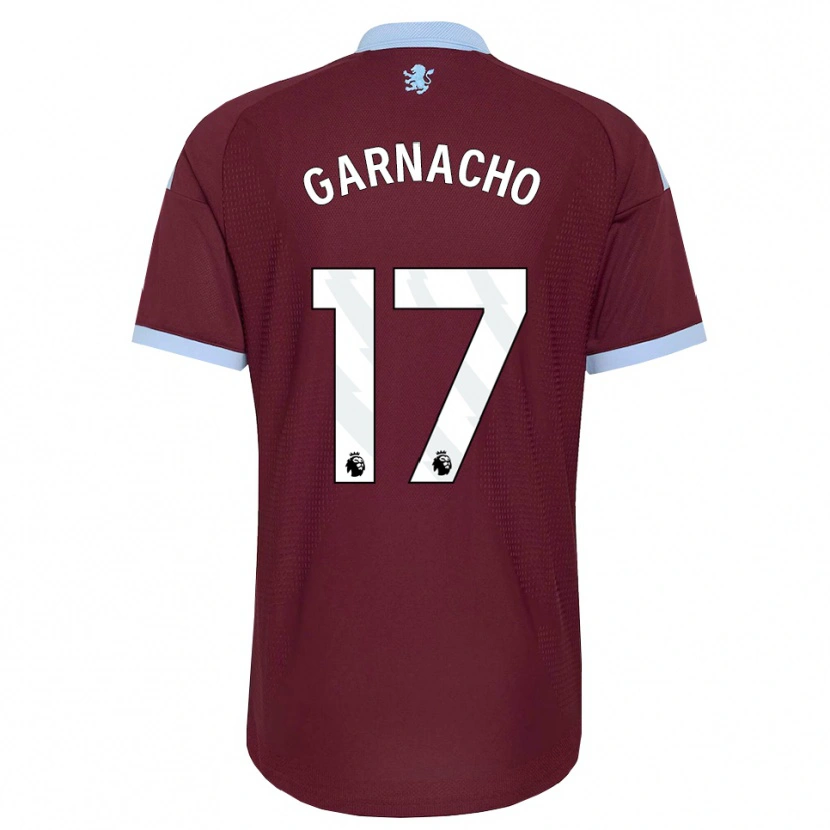 Danxen Dětské Alejandro Garnacho #17 Modrá Chodníčková Vínově Červená Domů Hráčské Dresy 2026/27 Dres