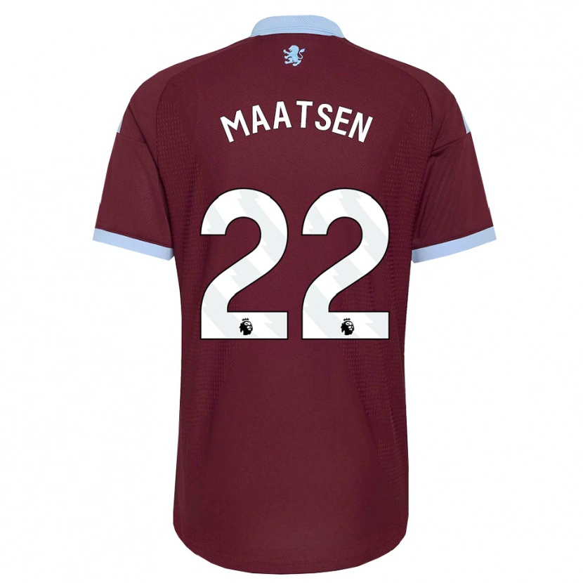 Danxen Dětské Ian Maatsen #22 Modrá Chodníčková Vínově Červená Domů Hráčské Dresy 2026/27 Dres