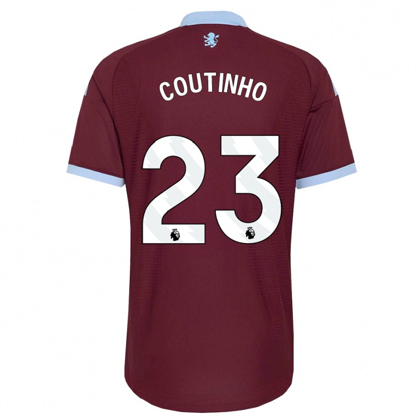 Danxen Dětské Philippe Coutinho #23 Modrá Chodníčková Vínově Červená Domů Hráčské Dresy 2026/27 Dres