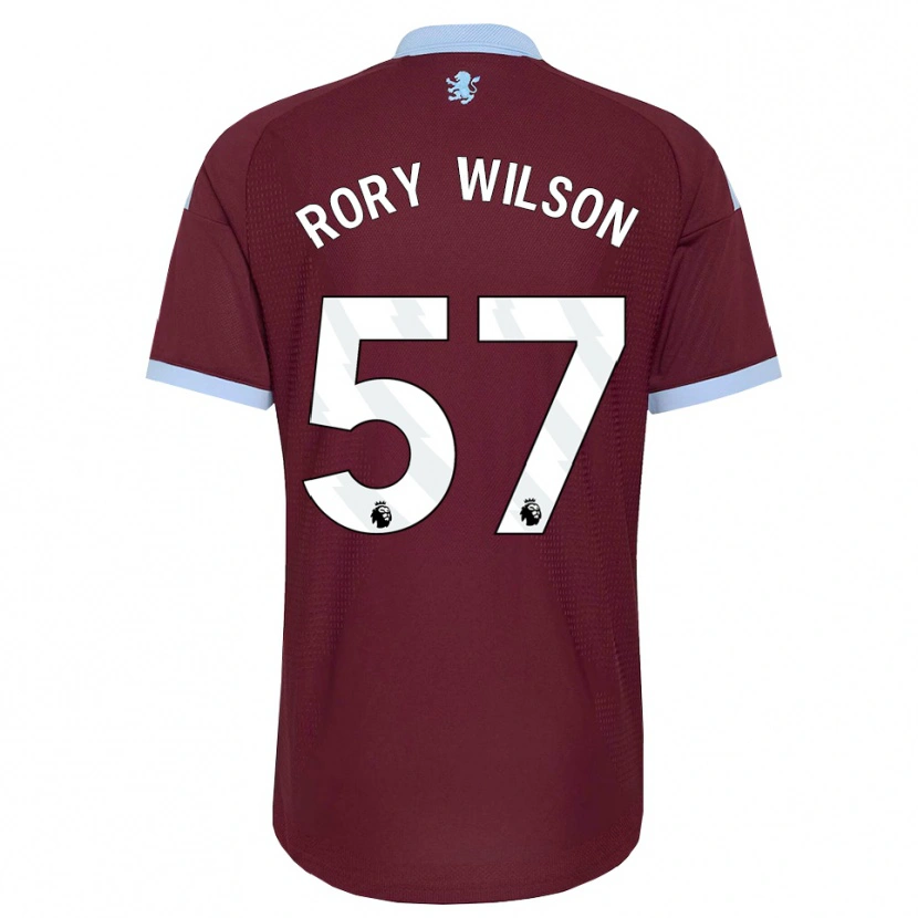 Danxen Dětské Rory Wilson #57 Modrá Chodníčková Vínově Červená Domů Hráčské Dresy 2026/27 Dres