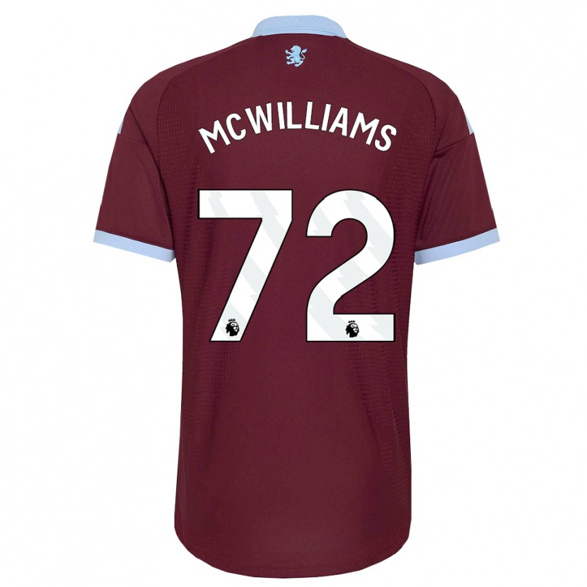 Danxen Dětské Ashton Mcwilliams #72 Modrá Chodníčková Vínově Červená Domů Hráčské Dresy 2026/27 Dres