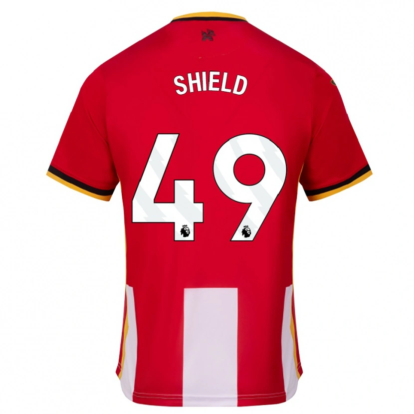 Danxen Dětské Ollie Shield #49 Žlutá Černá Červená Domů Hráčské Dresy 2026/27 Dres