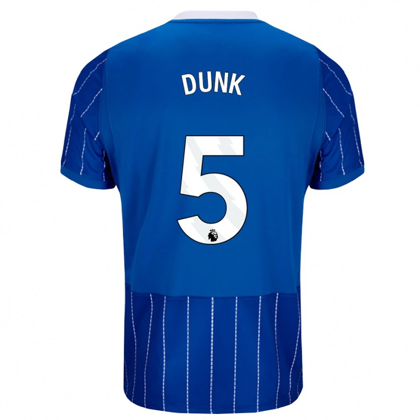 Danxen Dětské Lewis Dunk #5 Středně Modrá Bílá Domů Hráčské Dresy 2026/27 Dres