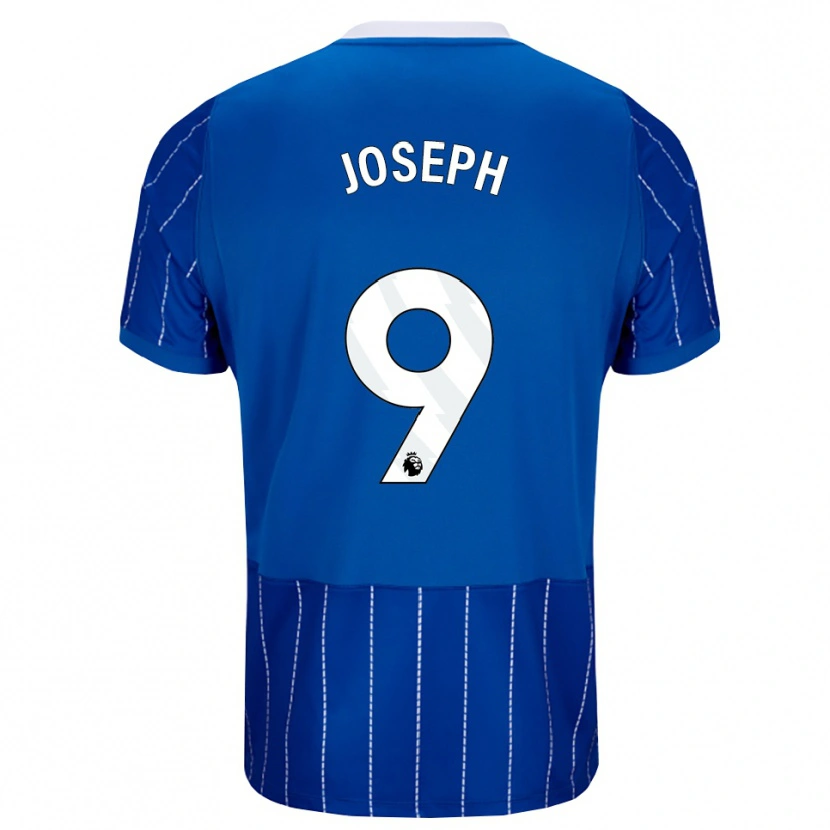 Danxen Dětské Valentin Joseph #9 Středně Modrá Bílá Domů Hráčské Dresy 2026/27 Dres