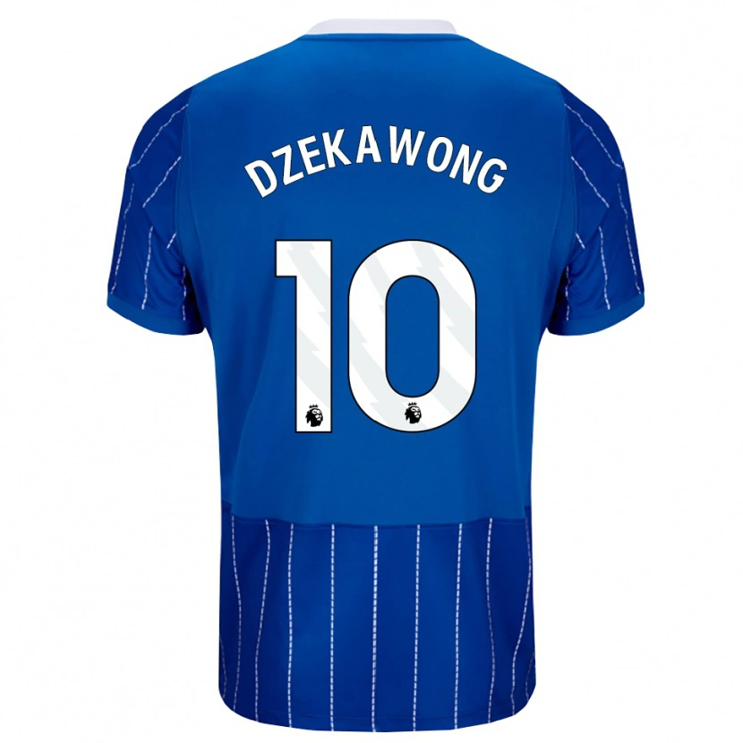 Danxen Dětské Finn Dzekawong #10 Středně Modrá Bílá Domů Hráčské Dresy 2026/27 Dres