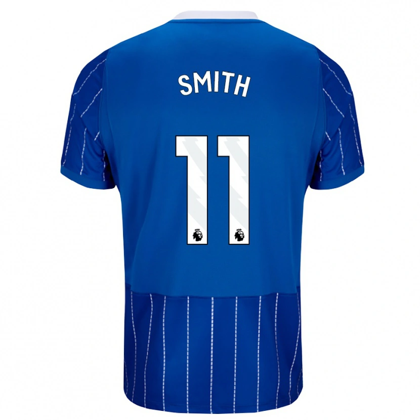 Danxen Dětské Brook Smith #11 Středně Modrá Bílá Domů Hráčské Dresy 2026/27 Dres