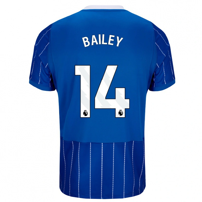 Danxen Dětské Bailey Palmer #14 Středně Modrá Bílá Domů Hráčské Dresy 2026/27 Dres