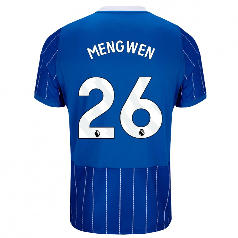 Danxen Dětské Li Mengwen #26 Středně Modrá Bílá Domů Hráčské Dresy 2026/27 Dres
