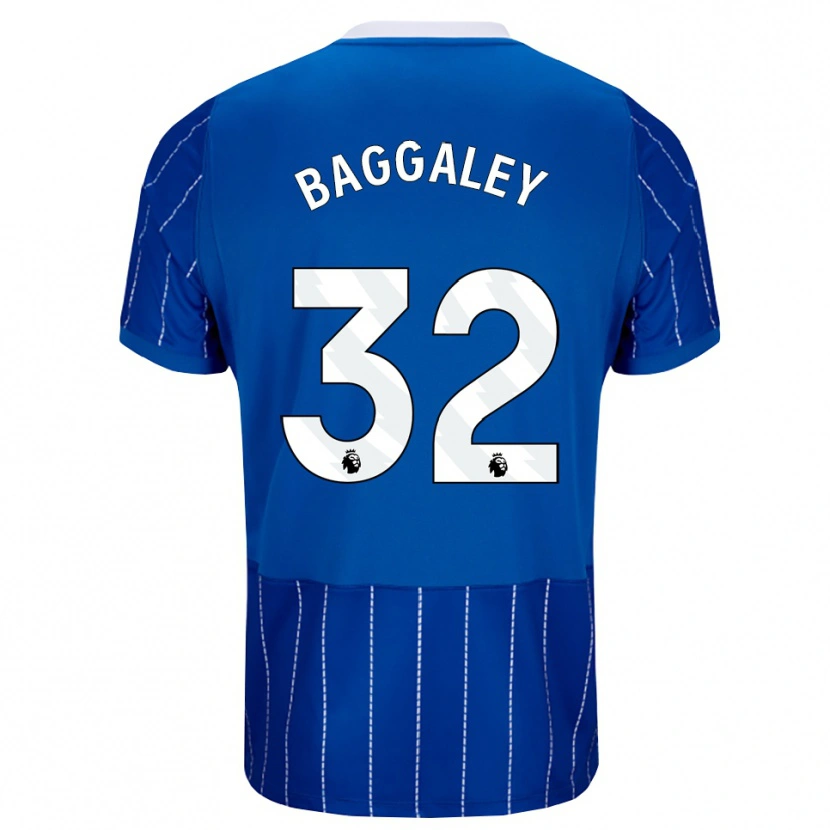 Danxen Dětské Sophie Baggaley #32 Středně Modrá Bílá Domů Hráčské Dresy 2026/27 Dres