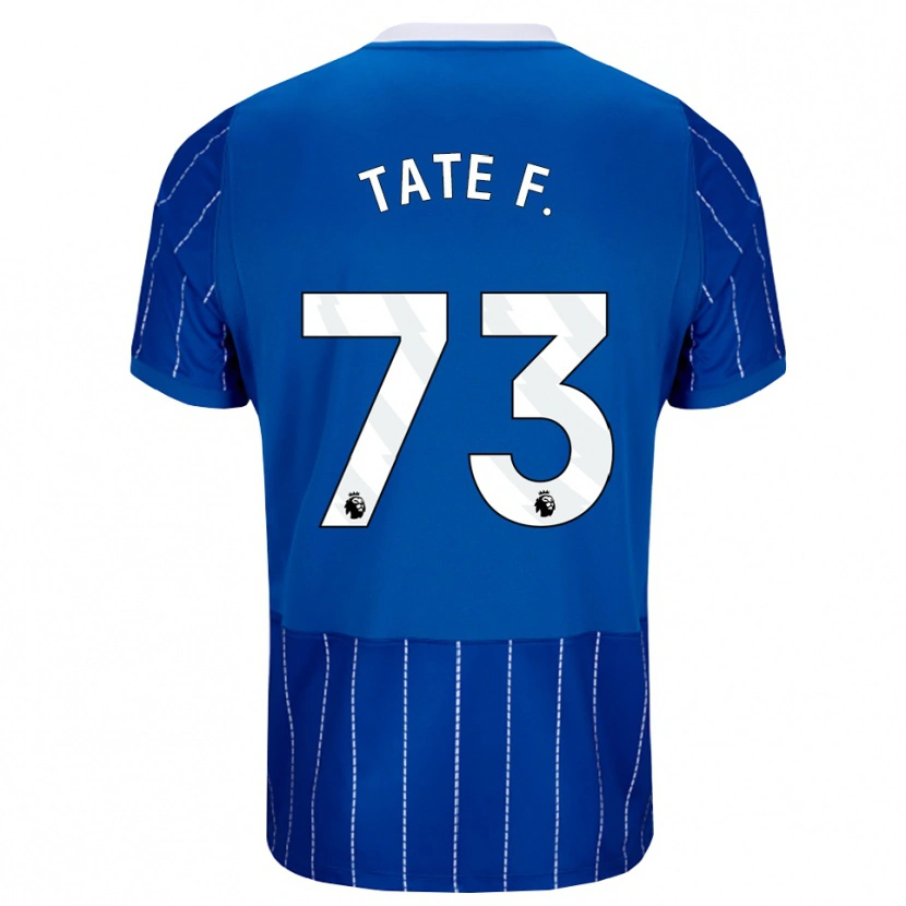 Danxen Dětské Tate Ferdinand #73 Středně Modrá Bílá Domů Hráčské Dresy 2026/27 Dres
