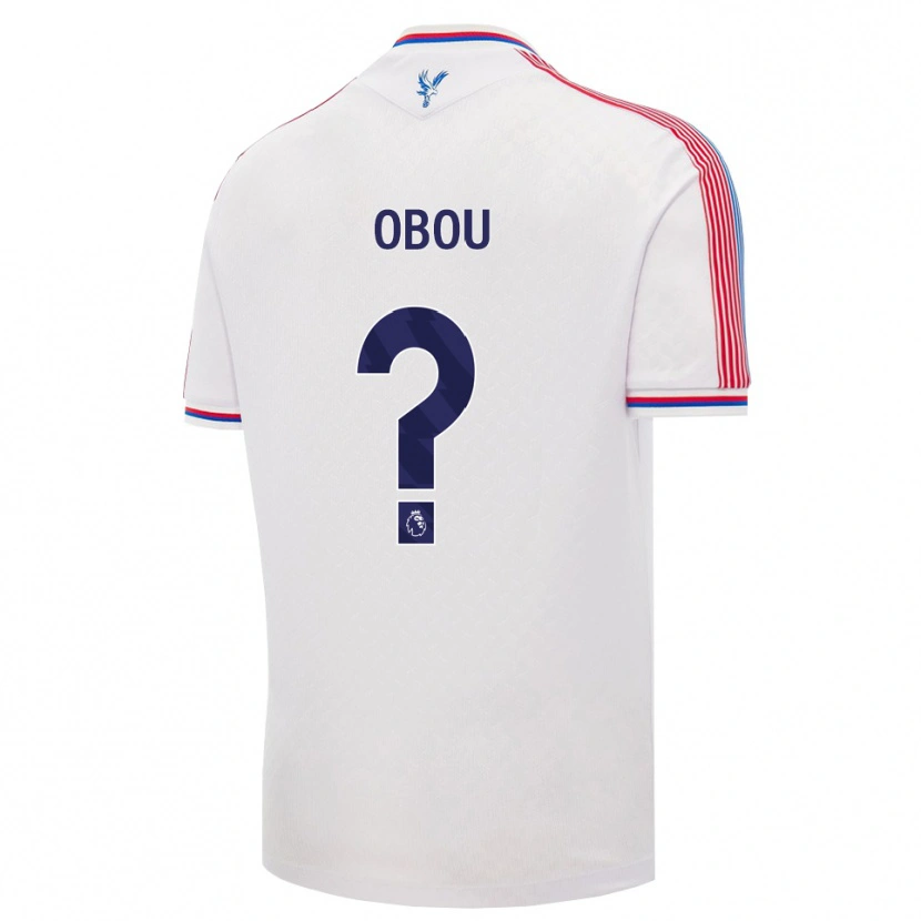Danxen Dětské David Obou #0 Bílá Červená Modrá Domů Hráčské Dresy 2026/27 Dres