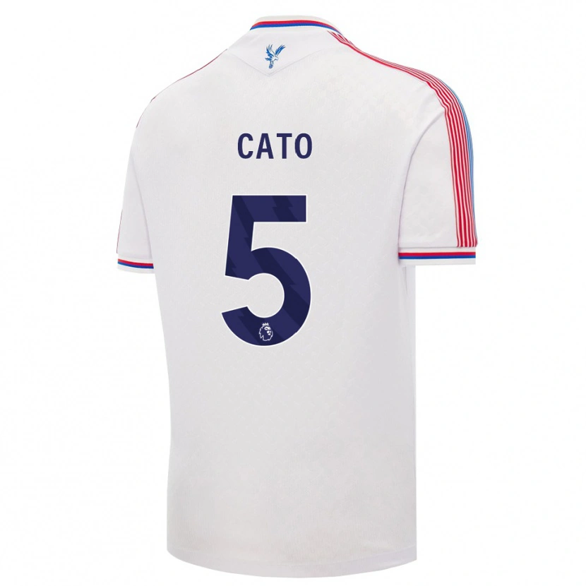 Danxen Dětské My Cato #5 Bílá Červená Modrá Domů Hráčské Dresy 2026/27 Dres