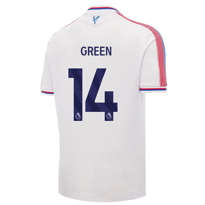 Danxen Dětské Josie Green #14 Bílá Červená Modrá Domů Hráčské Dresy 2026/27 Dres
