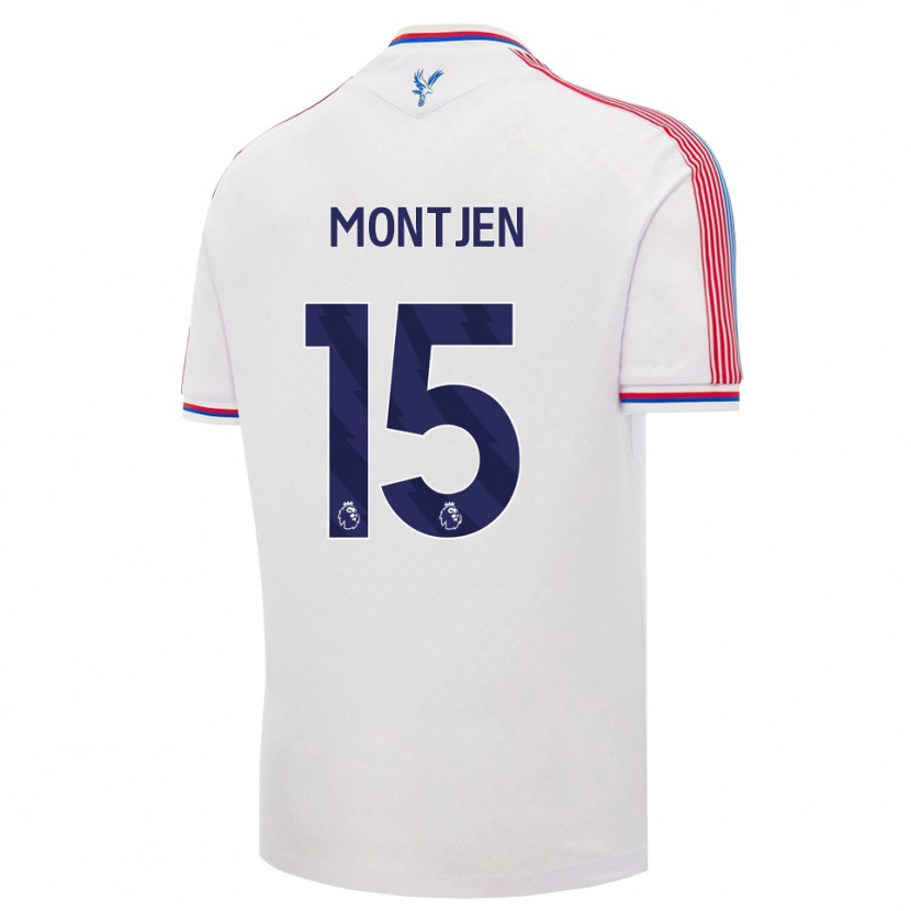 Danxen Dětské David Angibeaud #15 Bílá Červená Modrá Domů Hráčské Dresy 2026/27 Dres
