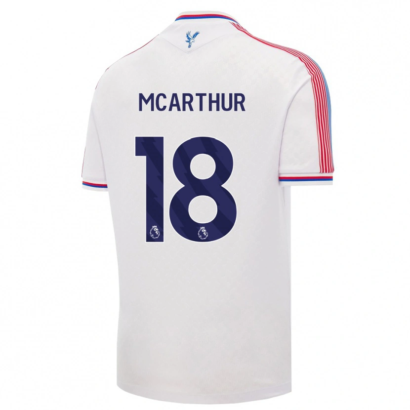 Danxen Dětské James Mcarthur #18 Bílá Červená Modrá Domů Hráčské Dresy 2026/27 Dres