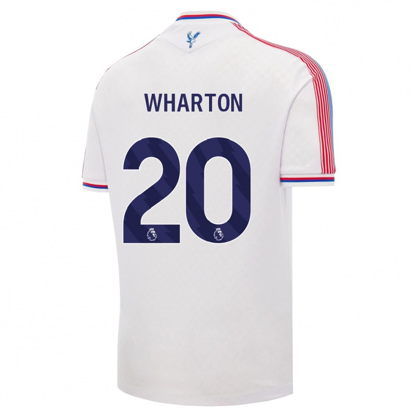 Danxen Dětské Adam Wharton #20 Bílá Červená Modrá Domů Hráčské Dresy 2026/27 Dres