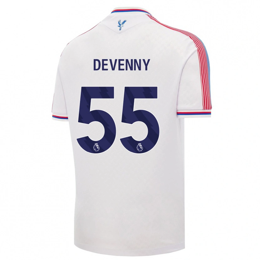 Danxen Dětské Justin Devenny #55 Bílá Červená Modrá Domů Hráčské Dresy 2026/27 Dres