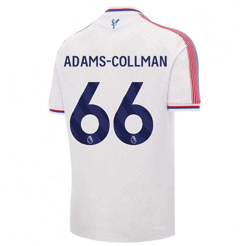 Danxen Dětské Kai-Reece Adams-Collman #66 Bílá Červená Modrá Domů Hráčské Dresy 2026/27 Dres