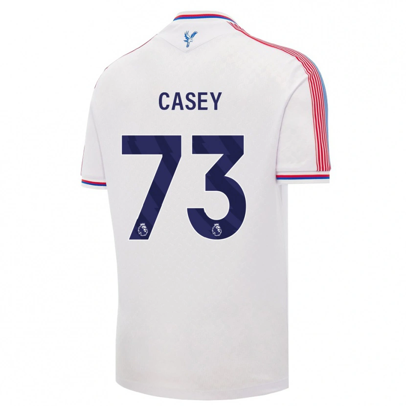 Danxen Dětské Ben Casey #73 Bílá Červená Modrá Domů Hráčské Dresy 2026/27 Dres
