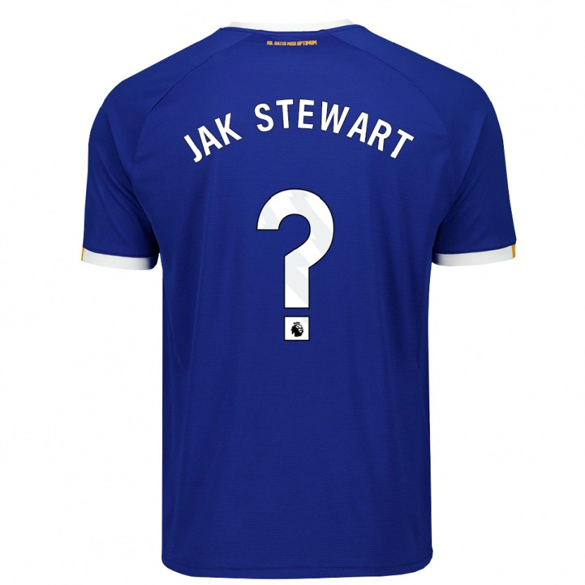 Danxen Dětské Jak Stewart #0 Modrá Bílá Žlutá Domů Hráčské Dresy 2026/27 Dres
