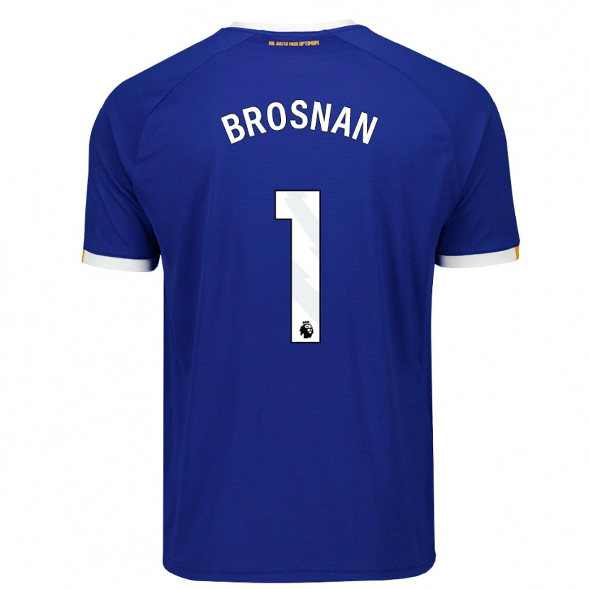 Danxen Dětské Courtney Brosnan #1 Modrá Bílá Žlutá Domů Hráčské Dresy 2026/27 Dres