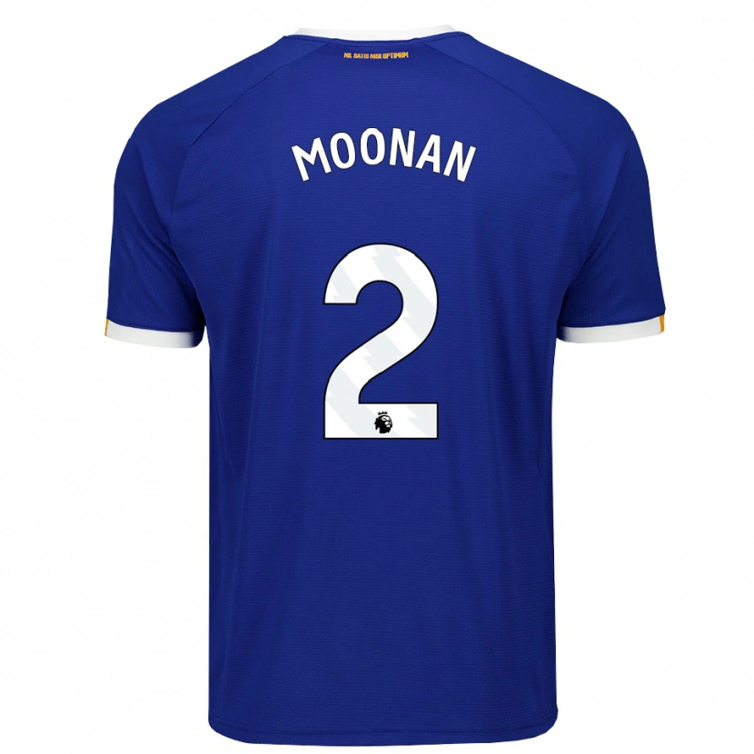 Danxen Dětské Bradley Moonan #2 Modrá Bílá Žlutá Domů Hráčské Dresy 2026/27 Dres