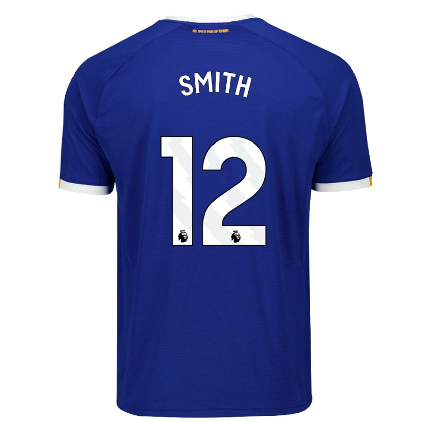 Danxen Dětské Lewis Smith #12 Modrá Bílá Žlutá Domů Hráčské Dresy 2026/27 Dres