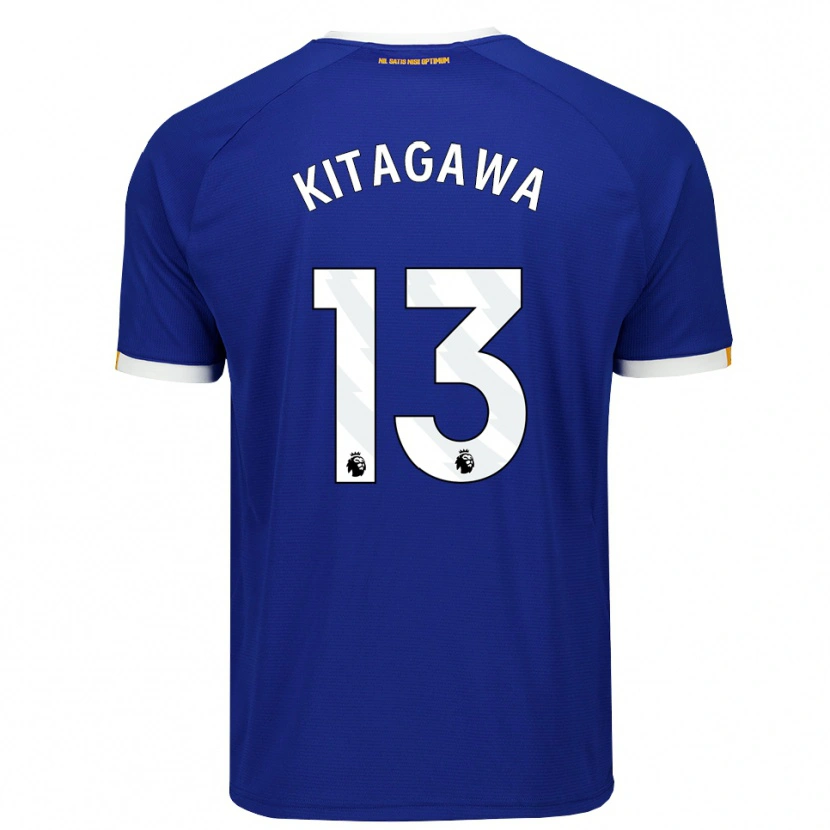 Danxen Dětské Hikaru Kitagawa #13 Modrá Bílá Žlutá Domů Hráčské Dresy 2026/27 Dres