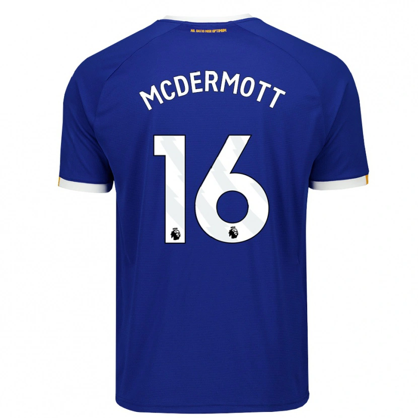 Danxen Dětské Tom Mcdermott #16 Modrá Bílá Žlutá Domů Hráčské Dresy 2026/27 Dres