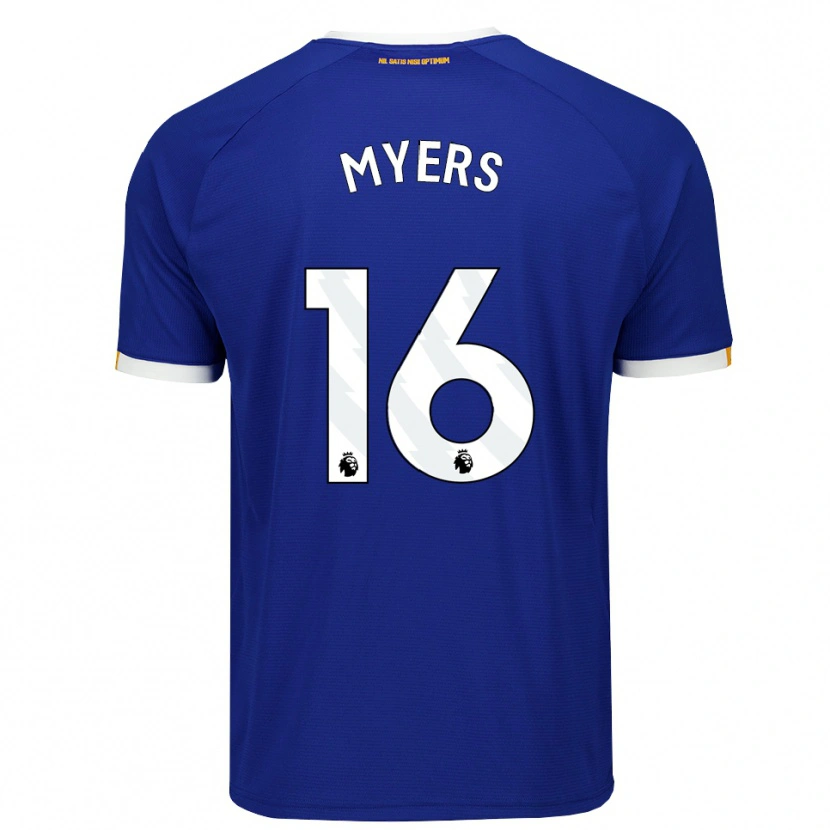 Danxen Dětské Khairo Myers #16 Modrá Bílá Žlutá Domů Hráčské Dresy 2026/27 Dres