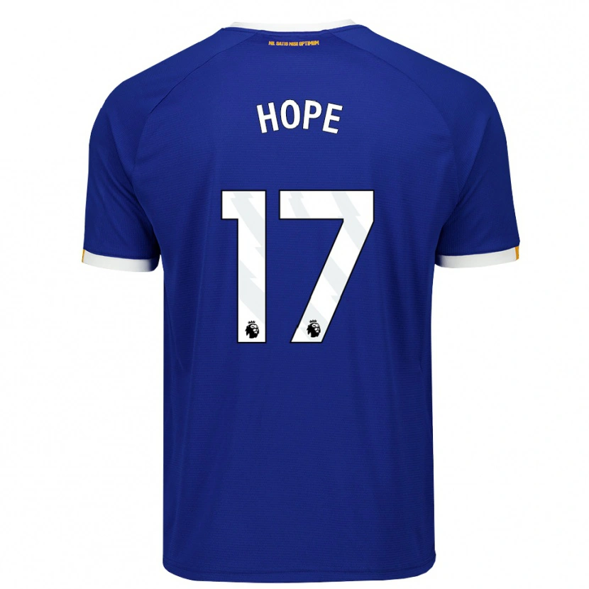 Danxen Dětské Lucy Hope #17 Modrá Bílá Žlutá Domů Hráčské Dresy 2026/27 Dres