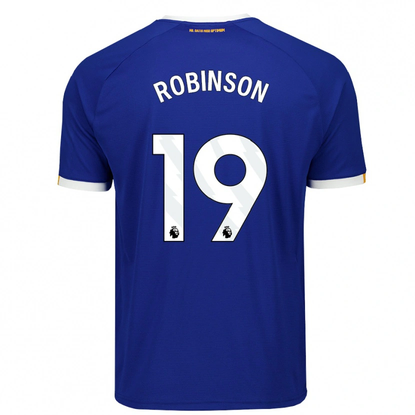 Danxen Dětské Katie Robinson #19 Modrá Bílá Žlutá Domů Hráčské Dresy 2026/27 Dres