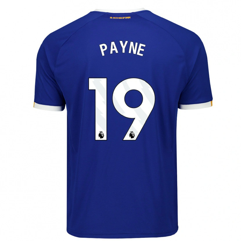 Danxen Dětské Heather Payne #19 Modrá Bílá Žlutá Domů Hráčské Dresy 2026/27 Dres