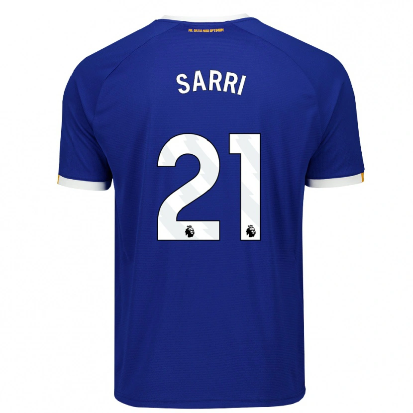 Danxen Dětské Veatriki Sarri #21 Modrá Bílá Žlutá Domů Hráčské Dresy 2026/27 Dres