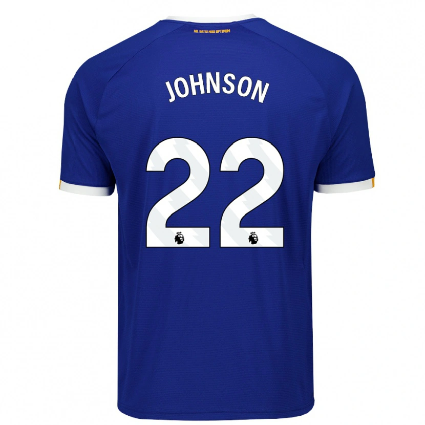 Danxen Dětské Brennan Johnson #22 Modrá Bílá Žlutá Domů Hráčské Dresy 2026/27 Dres