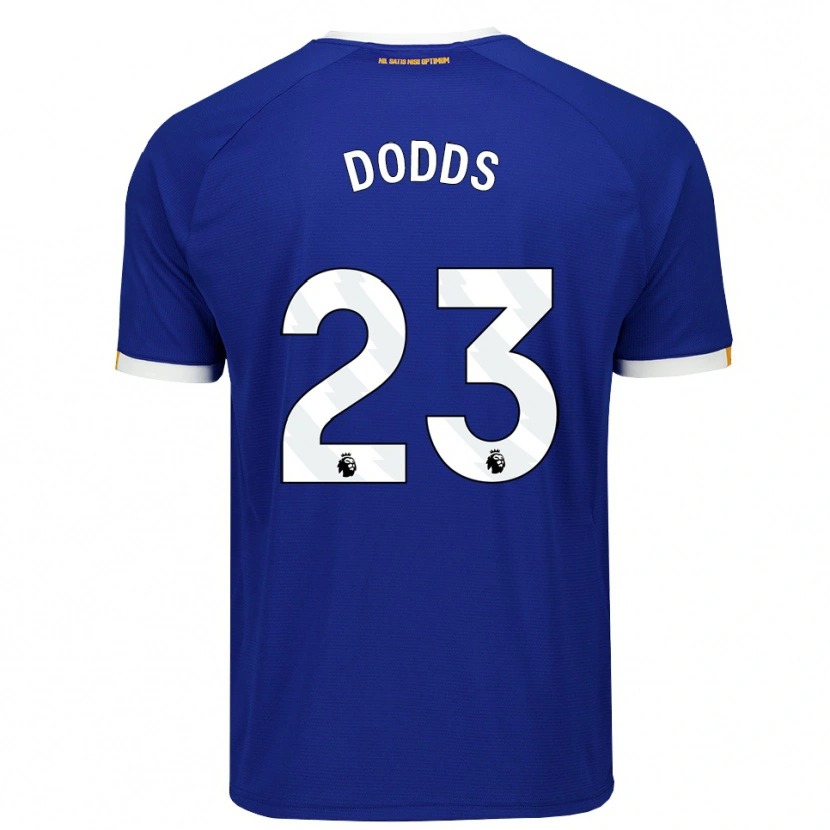 Danxen Dětské John Dodds #23 Modrá Bílá Žlutá Domů Hráčské Dresy 2026/27 Dres
